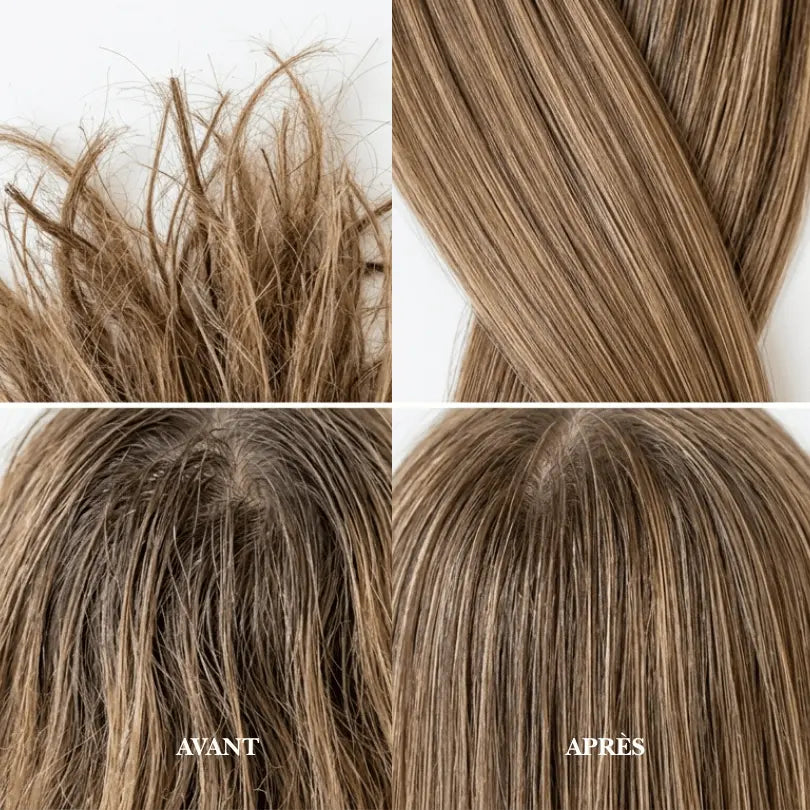 Masque Capillaire Cheveux Ternes et Déshydratés - Brillance & Hydratation