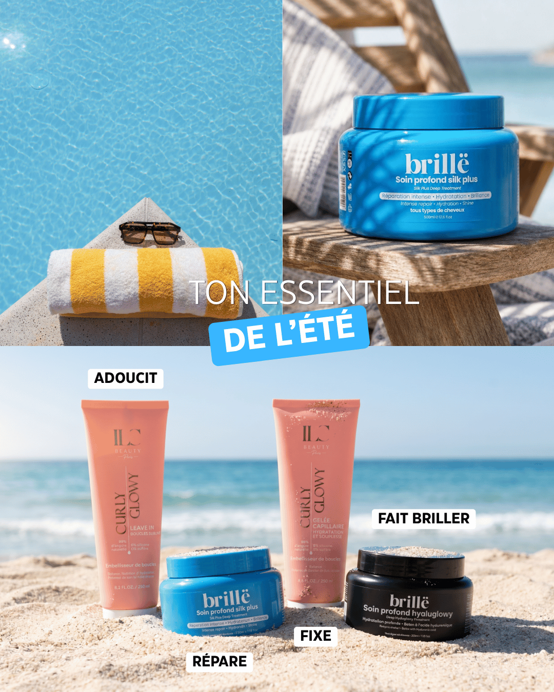 Routines cheveux désydratés en manque de brillance
