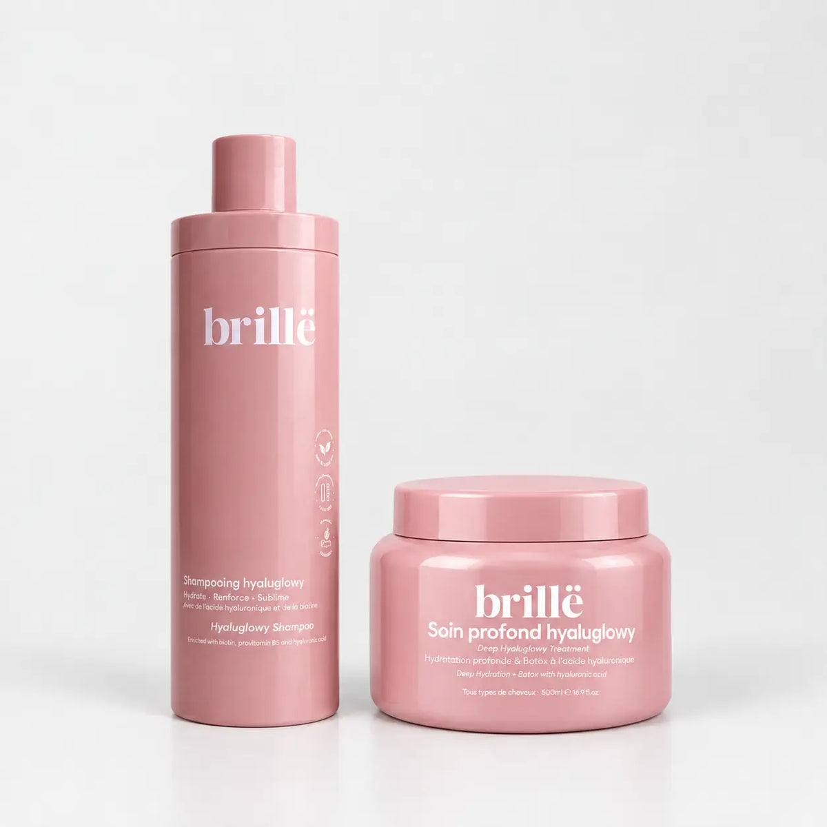 Routine brillance cheveux - Shampoing et soin profond