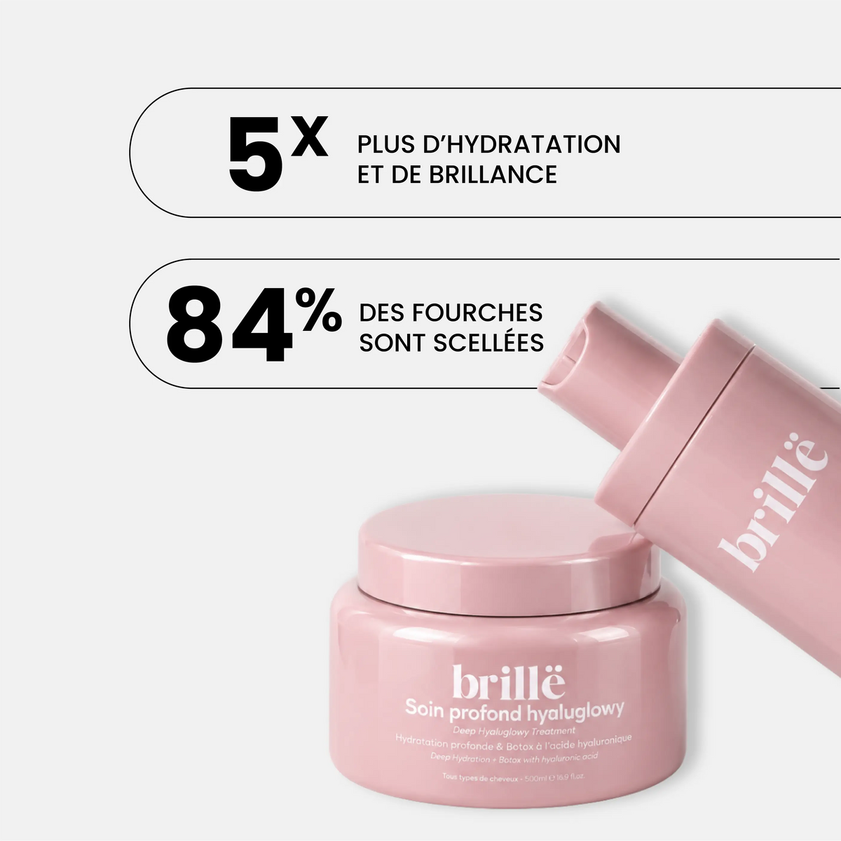 Routine brillance cheveux - Shampoing et soin profond