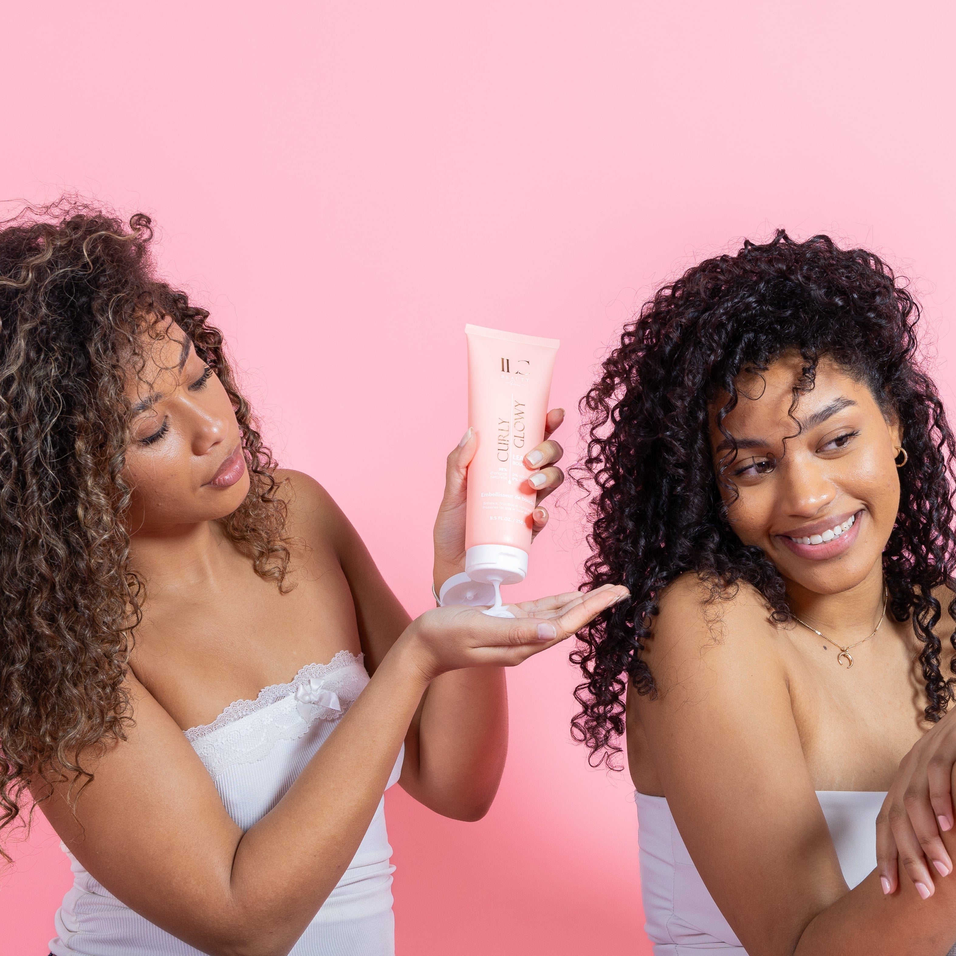 Routine cheveux bouclés