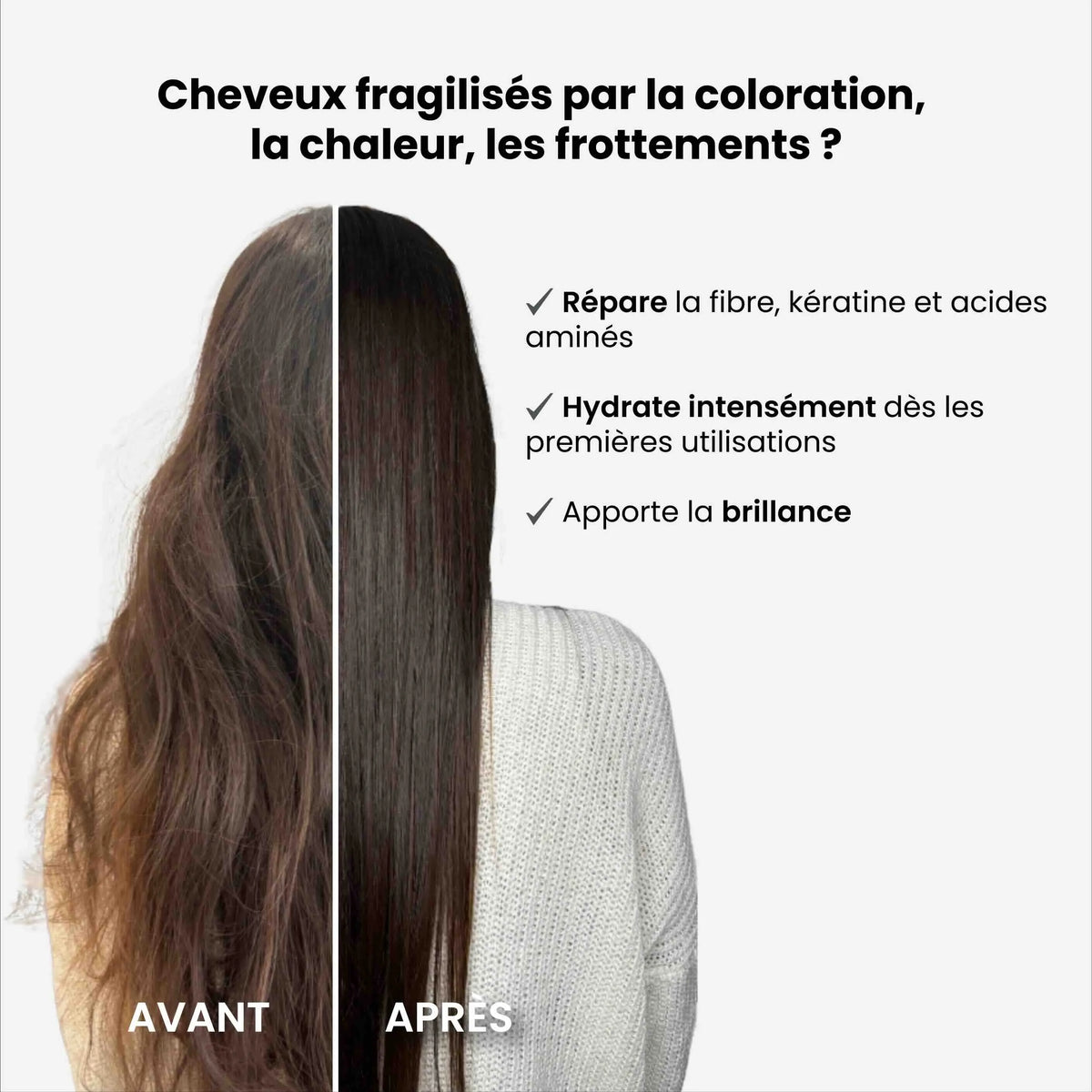 Routines cheveux déshydratés en manque de brillance