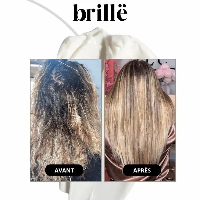 Masque Capillaire Cheveux Ternes et Déshydratés - Brillance & Hydratation