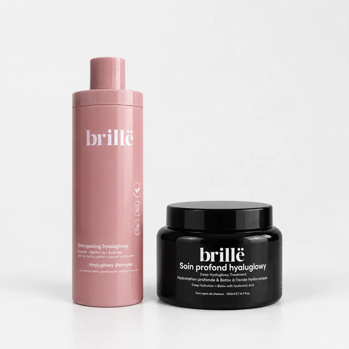 Routine brillance cheveux - Shampoing et soin profond