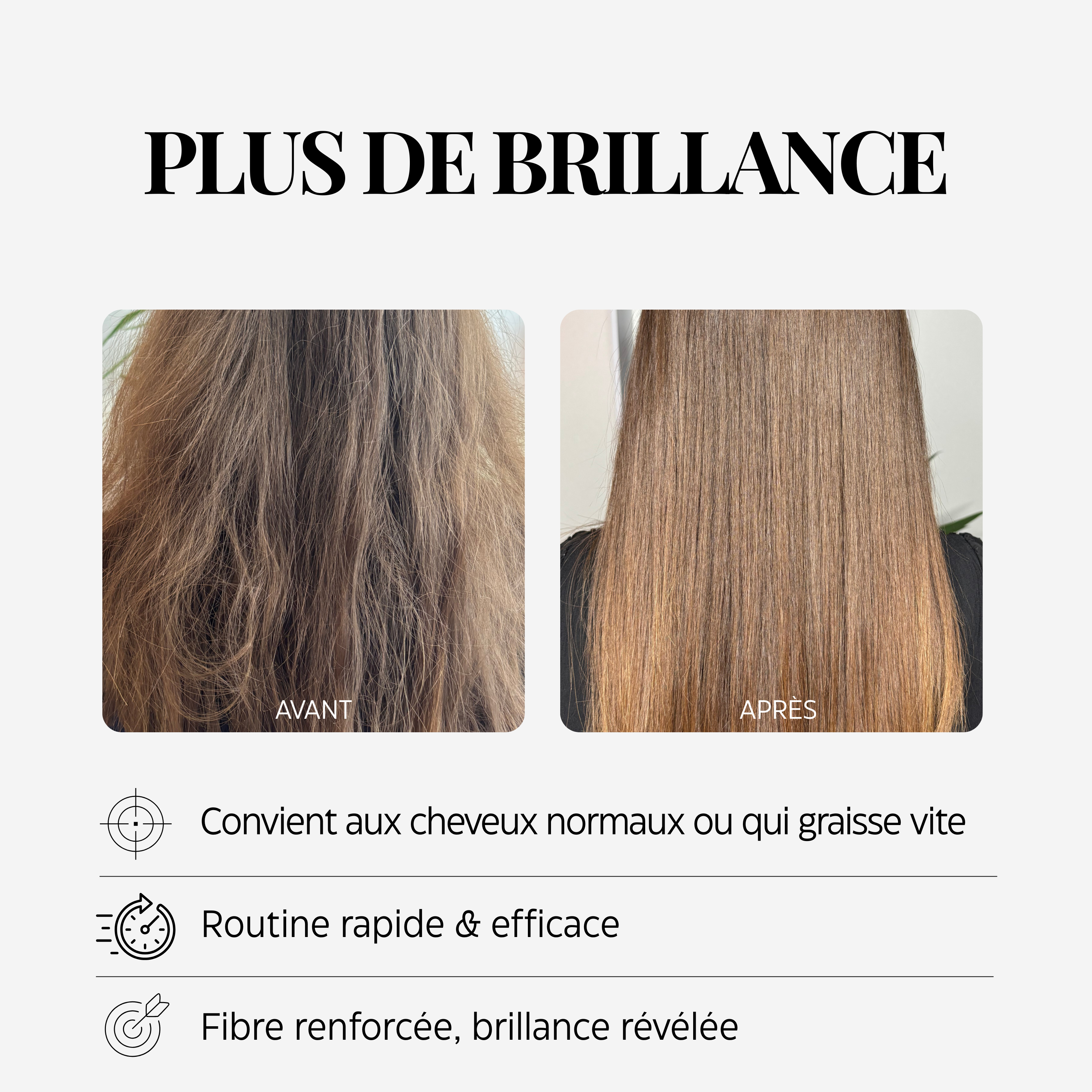 Routine brillance - Shampoing & Soin - (nouveau packaging)